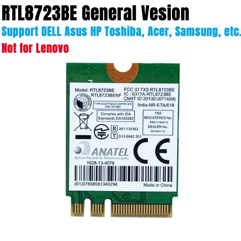 Realtek   ī, RTL8723BE, 300Mbps NGFF/M.2 802.11/B/G/N, DELL Asus Toshiba Acer HP Pavilion/Elitebook,Probook